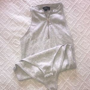 Grey bodysuit